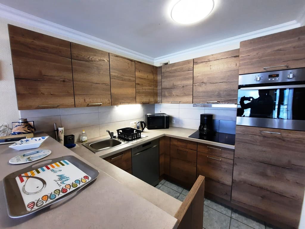 Appartement : Type 3 traversant avec 2 terrasses (face mer et coté parking plein sud), Bray-Dunes