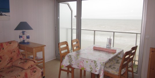 Studio cabine face mer avec balcon